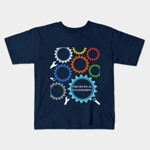 Best design mechanical engineering mechanic engineer Kids T-Shirt by PrisDesign99